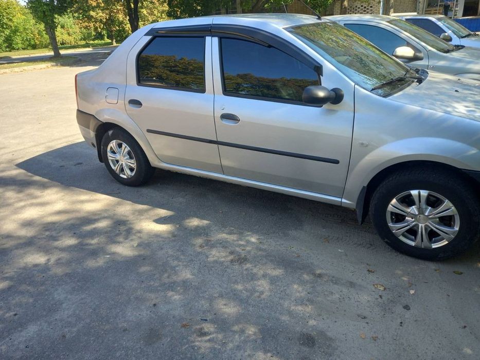 Dacia Logan I 2008-2012 рр. Вітровики (4 шт., Sunplex Sport)