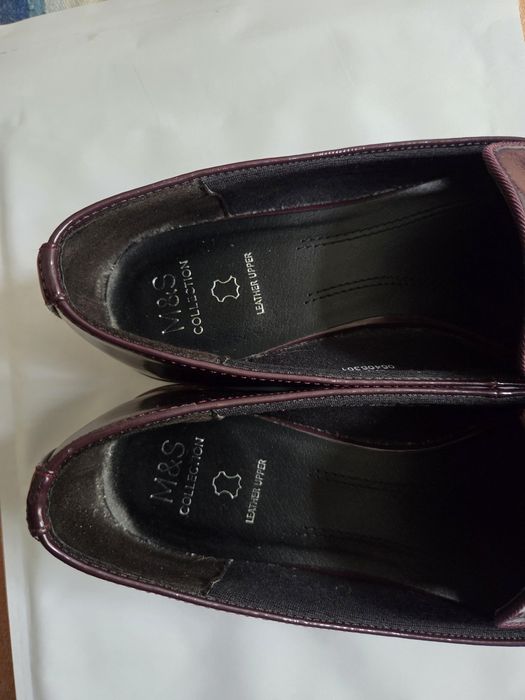 Mokasyny baleriny 37 m&s skóra