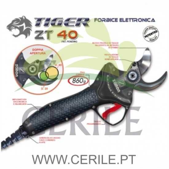 Tesoura eléctrica Zanon tiger zt 40 - Bateria 300 S