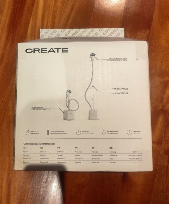 Ferro de Engomar Vertical CREATE 1600W
