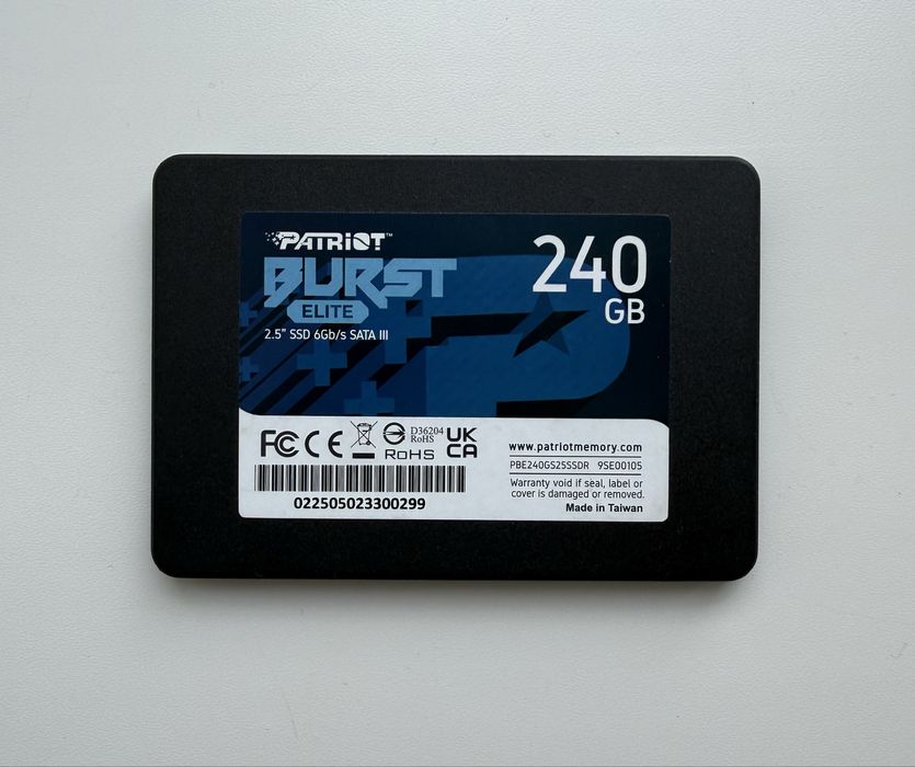 Накопичувач ssd patriot 240gb burst elite