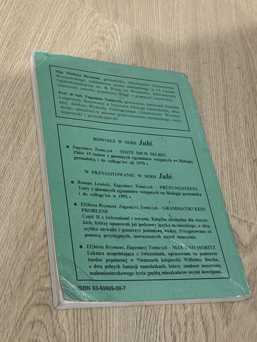 Grammatik kein problem Elżbieta Reymont Eugeniusz Tomiczek