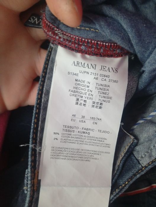 Armani jeans krótkie spodenki