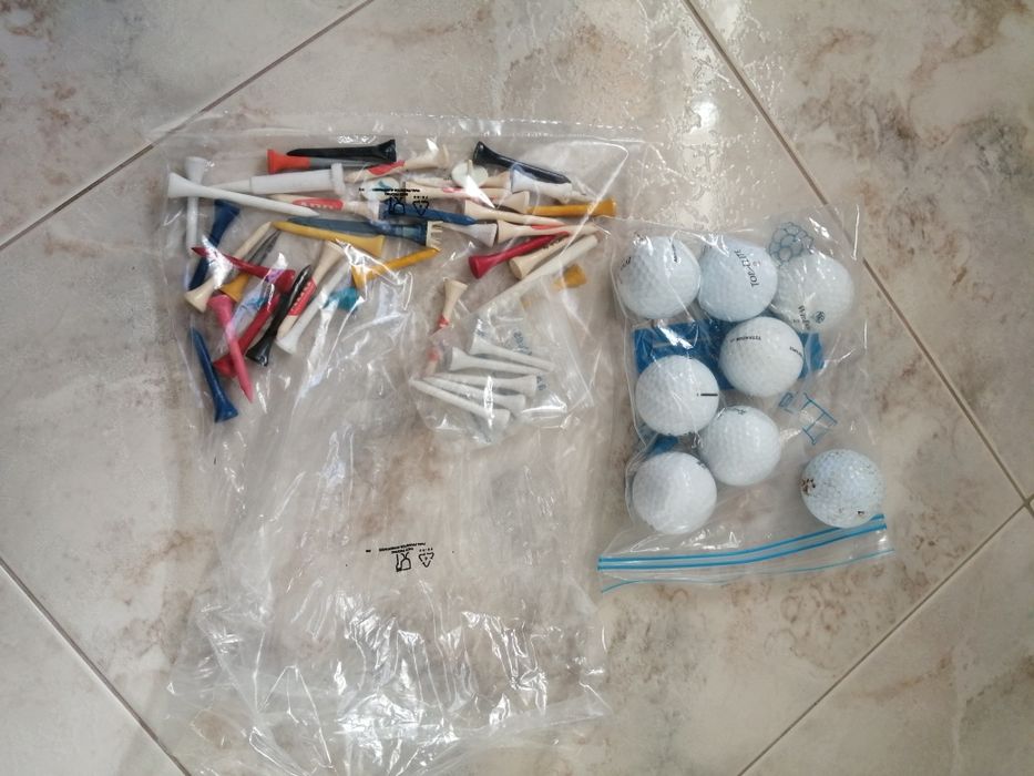 Vendo saco de golfe com tacos