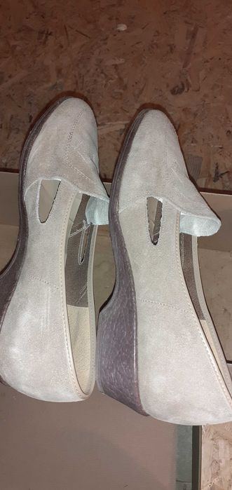 Skórzane półbuty 38 st idealny