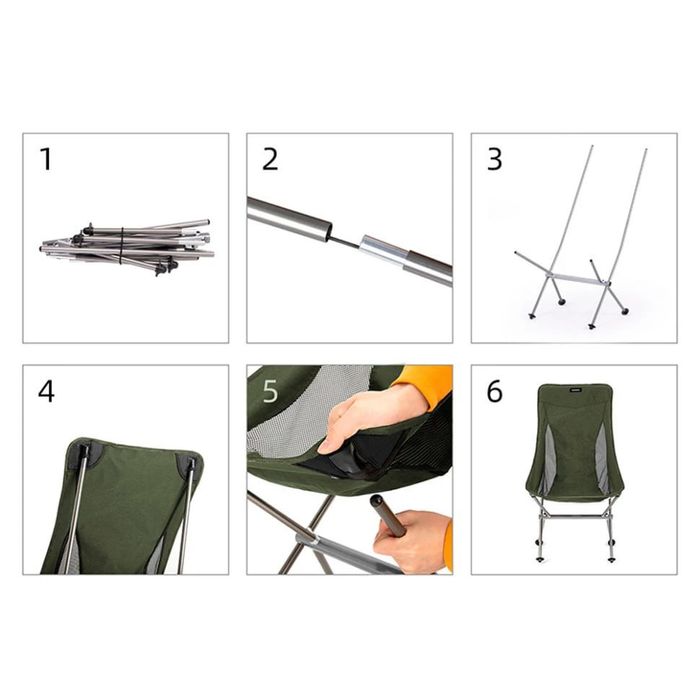 Naturehike YL06 та Stellaluna L01 Кемпінгове крісло