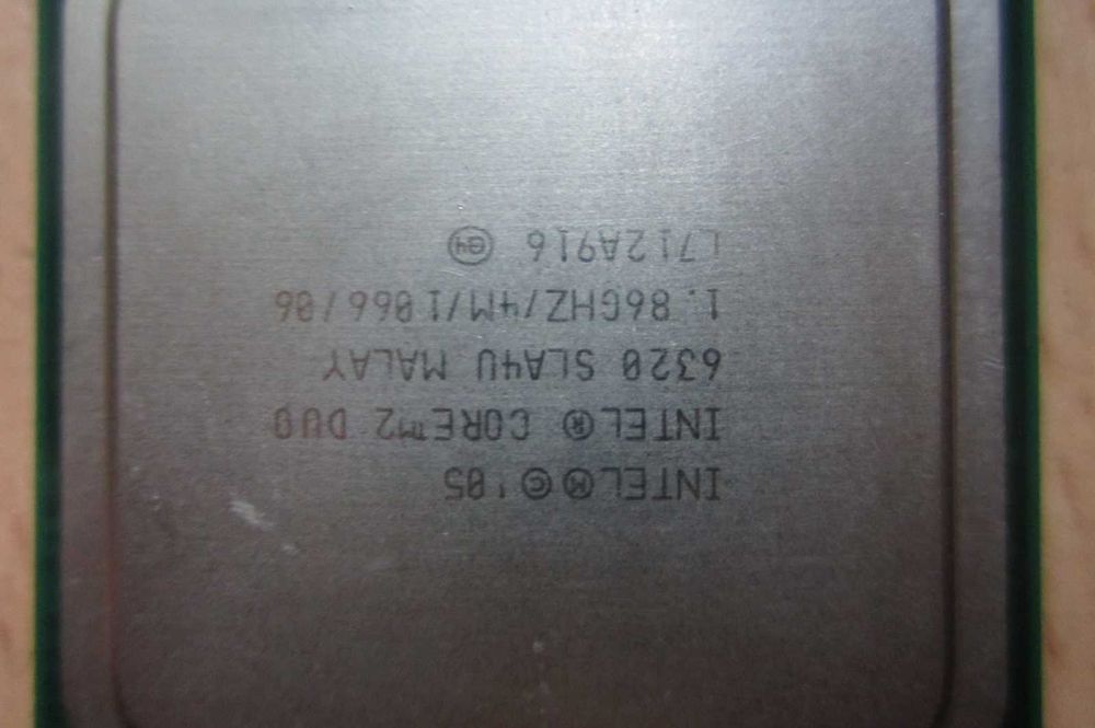Процессор CPU Intel Core 2 Duo E6320 1.86 GHz/2core/4Mb/1066MHz/LGA775