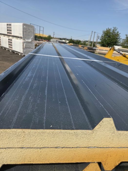 Plyty dachowe kolor antracyt RAL 7016 Grubość 4cm 6cm 100cm