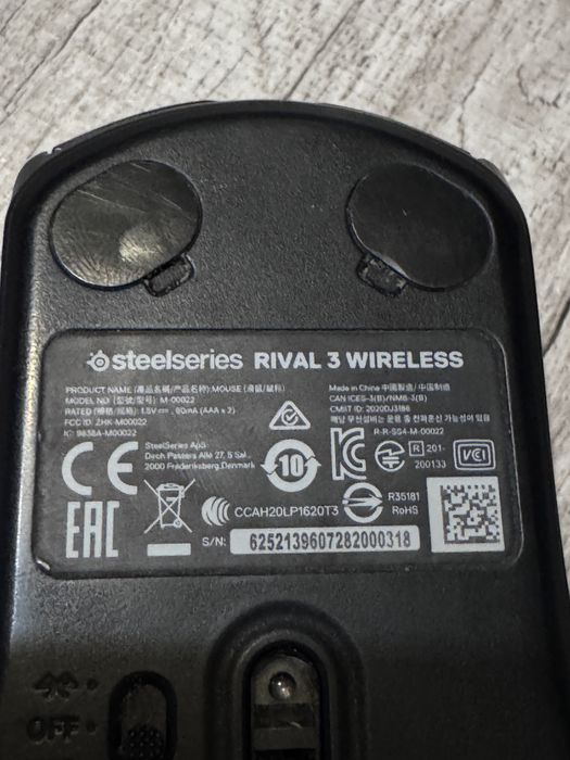 Steelseries Rival 3 wirelles