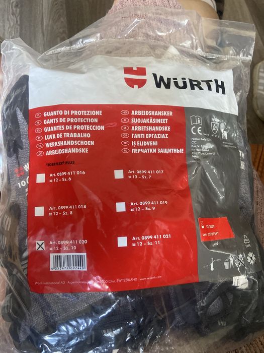 Rękawiczki Wurth