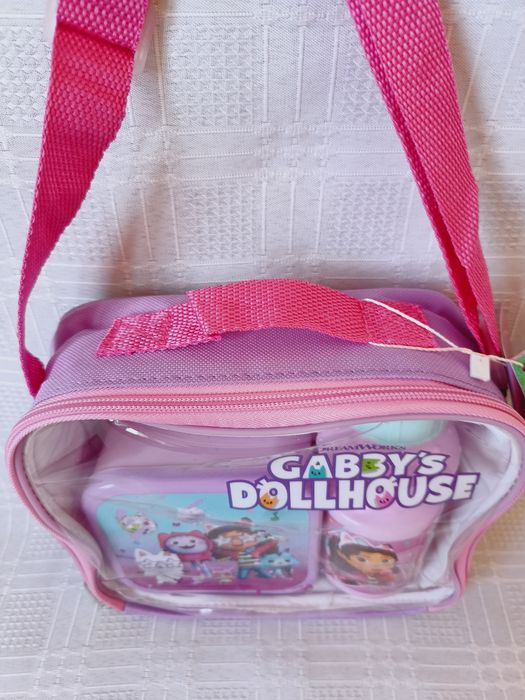 Zestaw śniadaniowy z torebką, nowy