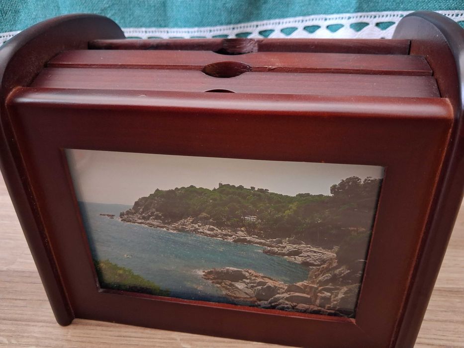 Album na zdjęcia drewniany szkatułka 10x15