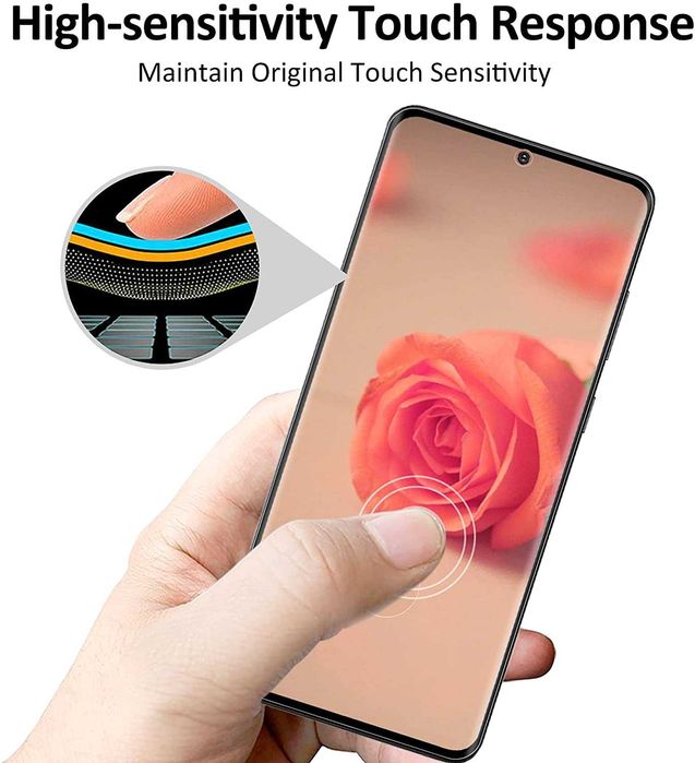 Película ecrã vidro temperado Samsung S21 Plus (2 unidades)