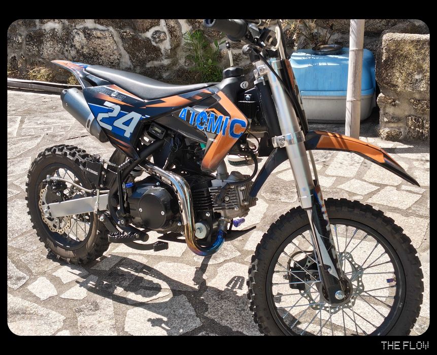 Pitbike Atomic XR3 110cc em estado de novo,