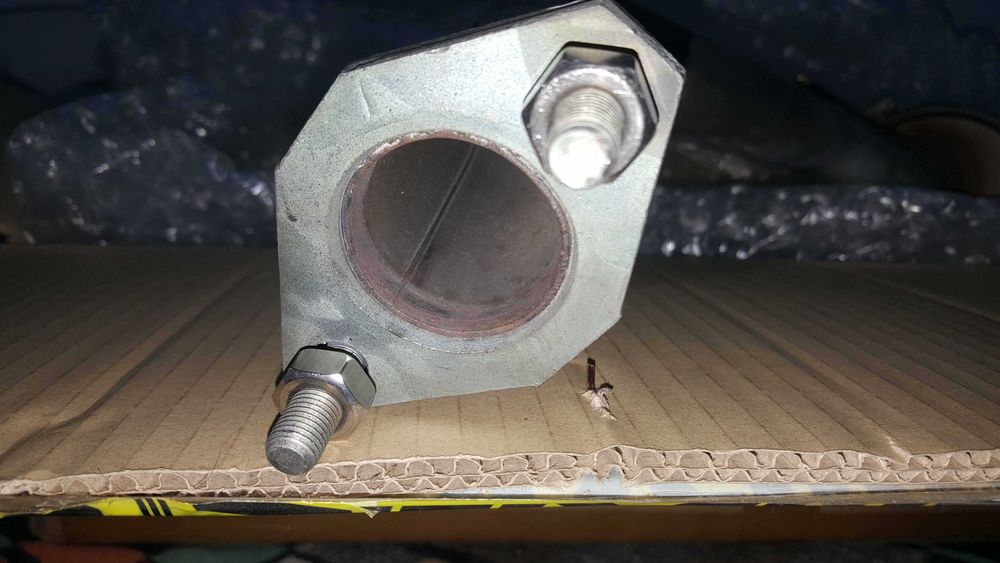 Panela de escape original CHARADE GTti nova + tubo de óleo do turbo