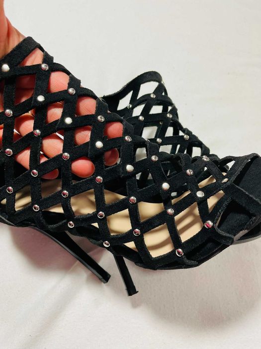 Nowe plecione buty 36 High heels 24 cm wkładka