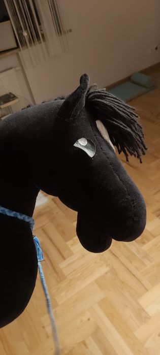 Koń na kiju hobby horse czarny  a3 a a4