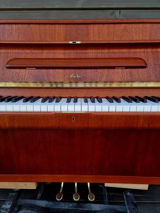 Pianino SAUTER 101cm RENNER 1960r moderator BRĄZOWY MATOWY