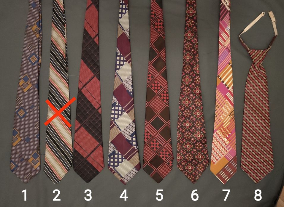 Галстуки ретро СССР отличное состояние