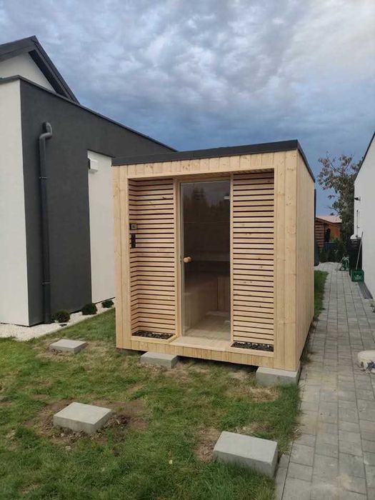 Sauna Ogrodowa | TERMO SOSNA | Konstrukcja C24 | MONTAŻ GRATIS