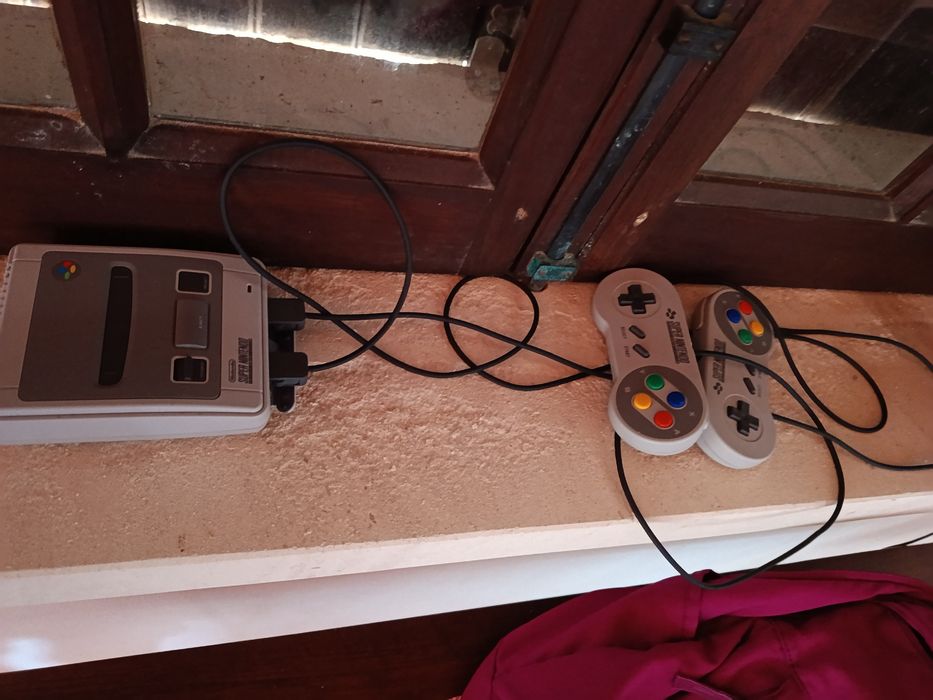 Super nintendo mini original + jogos