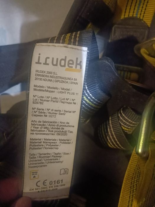 Szelki bezpieczeństwa BHP IRUDEK 2000sl