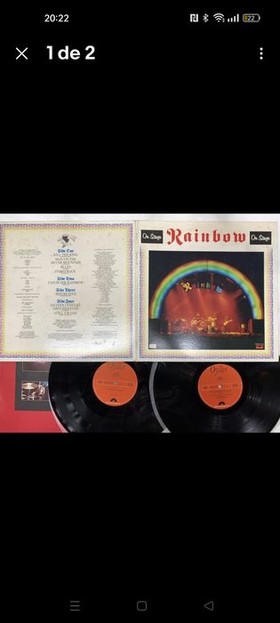 Rainbow, On Stage LP edição japonesa