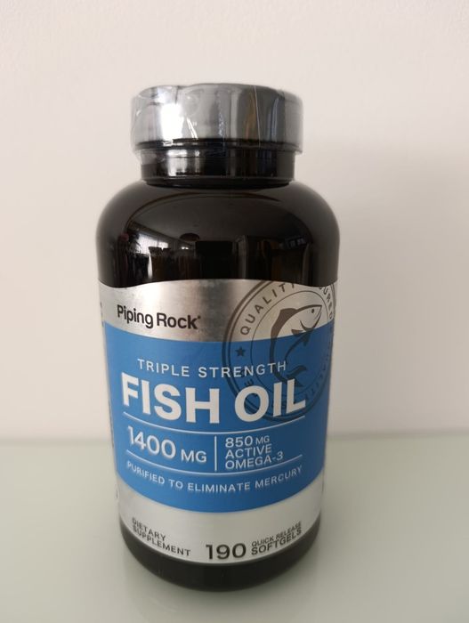 Triple Strength Fish Oil 1400 mg (Óleo de Peixe de Tripla Potência)