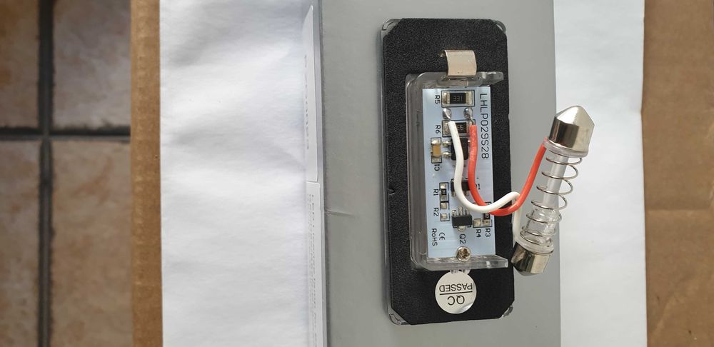 Luzes Led matricula BMW e MINI