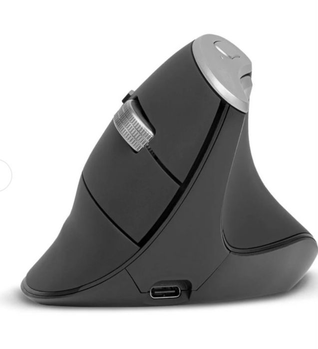 Rato Óptico Offy Vexi Vertical Ergonomic Wireless/Bluetooth Preto
