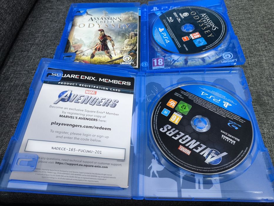 Jogos Ps4 Marvel & Assassins Creed