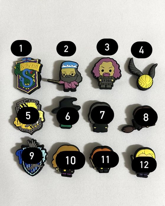 Przypinki ozdoby crocs