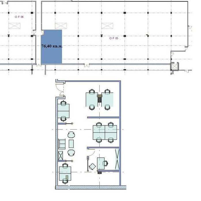 Оренда офісу в БЦ ,76м2, без комісії
