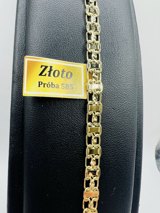 Złota bransoletka próba 585