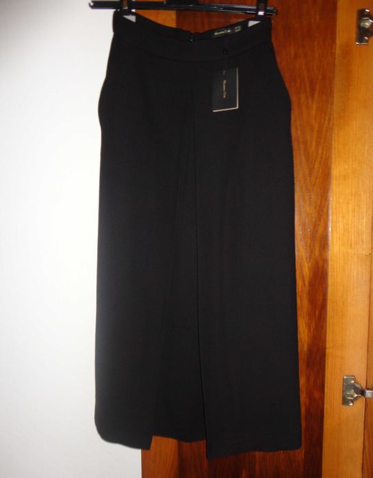Saia preta Massimo Dutti
