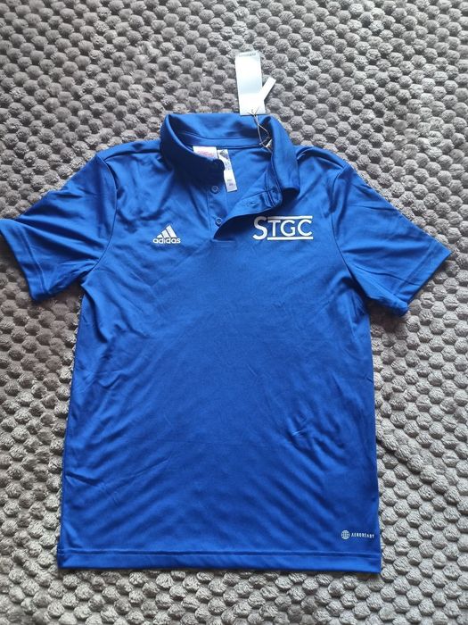 Adidas t-shirt polo chłopięcy L