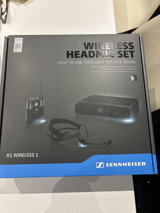 Sistema de microfone sem fio - Novo na caixa Sennheiser