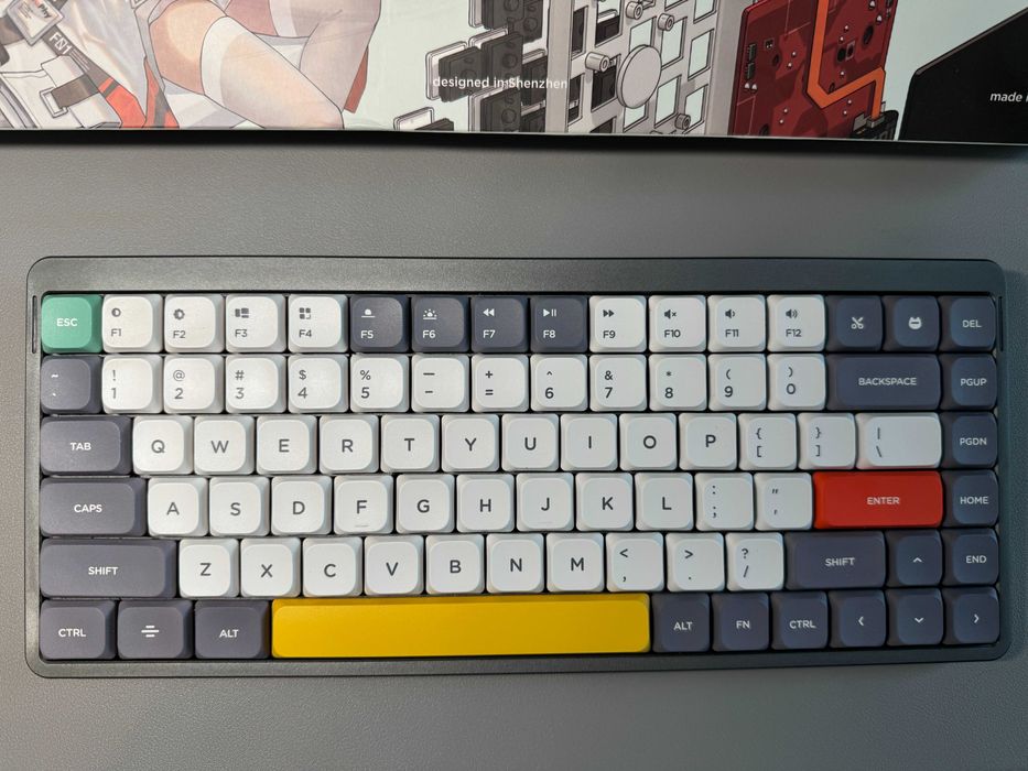 NuPhy Air75 Red switch Бездротова низькопрофільна механічна клавіатура