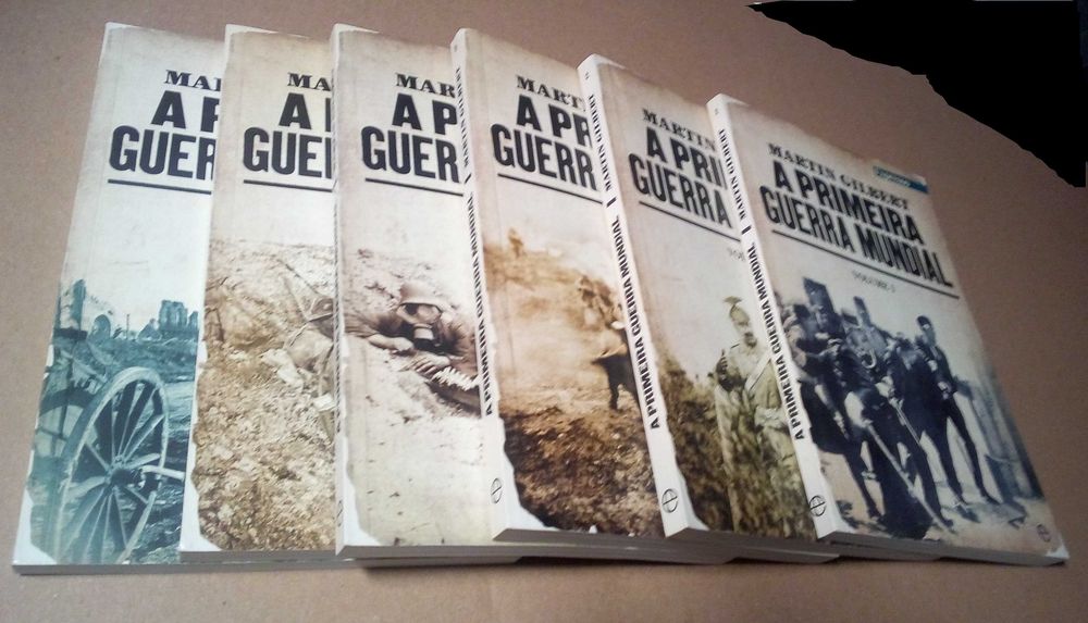 Colecção «A Primeira Guerra Mundial» (Martin Gilbert) — 6 volumes