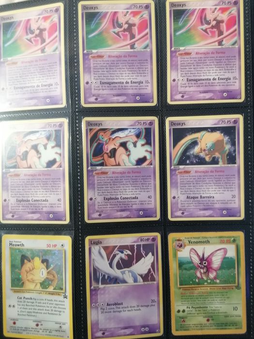 Cartas de Pokémon para troca
