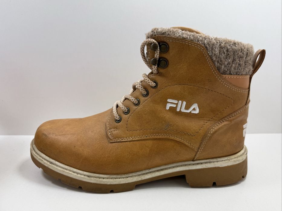 Buty FILA ocieplane brązowe - rozmiar 41