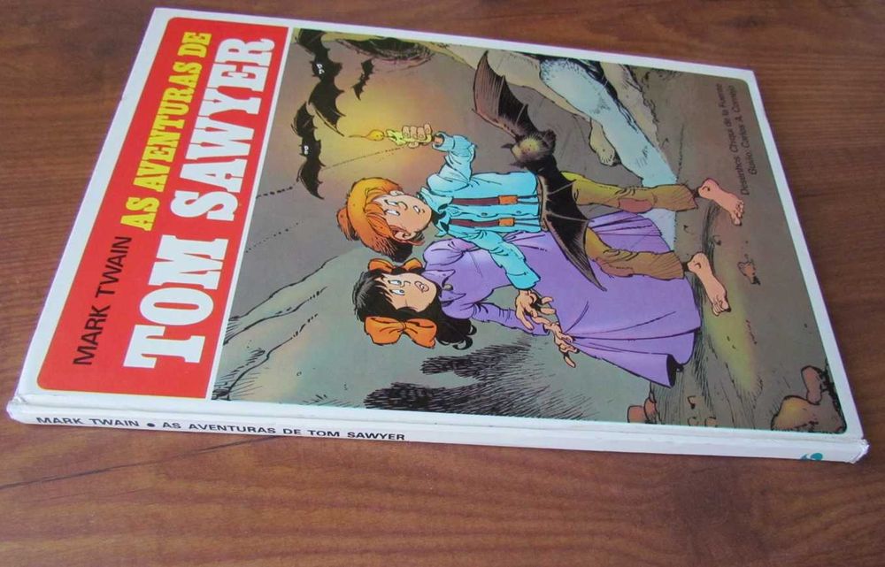Tom Sawyer – Mark Twain Banda Desenhada BD anos 70 capa dura