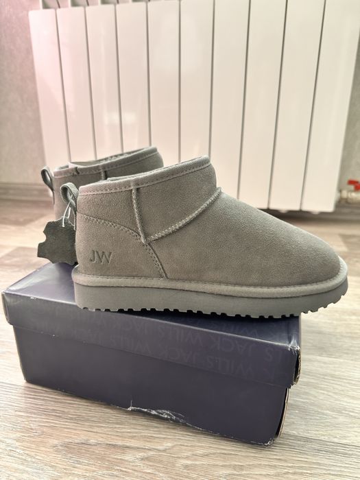 Угги 23,5 см, натуральная замша