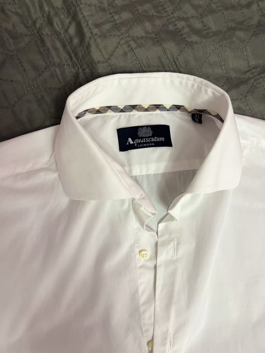 Сорочка Aquascutum London оригінал, біла, розмір 41 (L)