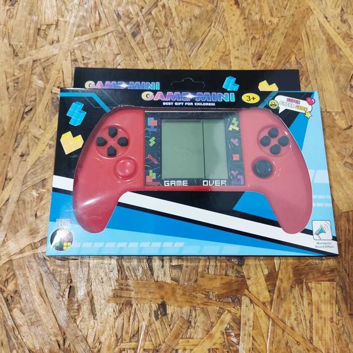 Consola Brick Game Tetris e muitos derivados Preto, Azul e Vermelho