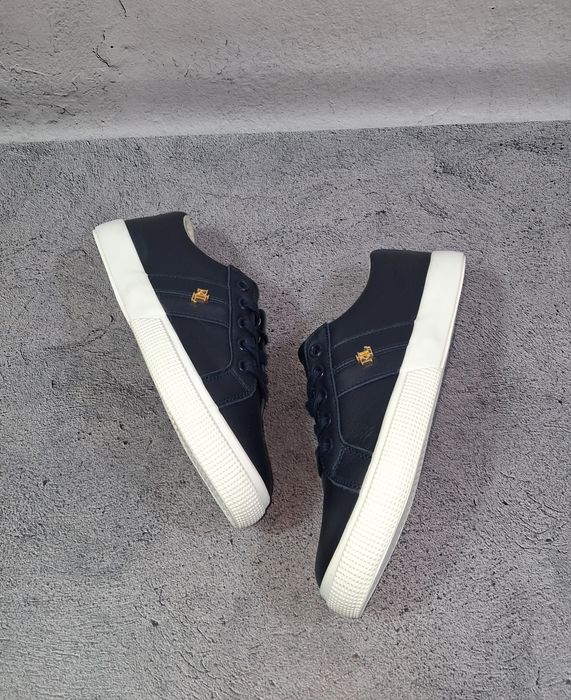 Кроссовки Lauren Ralph Lauren Janson 2 кожаные кеды женские синие