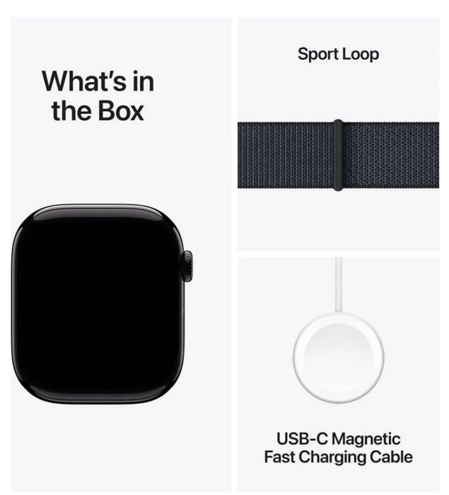 Apple Watch Series 10 GPS 46 mm (preto)- novo, 3 anos de garantia