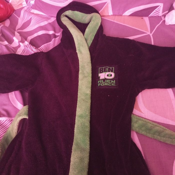 Теплий халат 5-7 років чорний