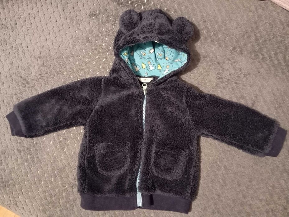 Bluza rozpinana miś 74