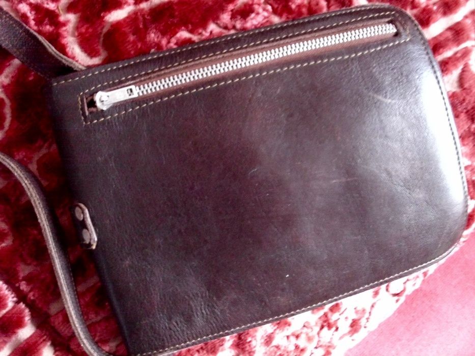 bolsa de homem em pele c/ chave